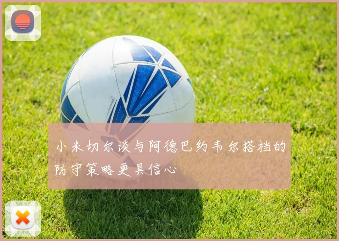 小米切尔谈与阿德巴约韦尔搭档的防守策略更具信心